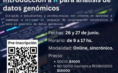 Curso Introducción a R para análisis de datos genómicos